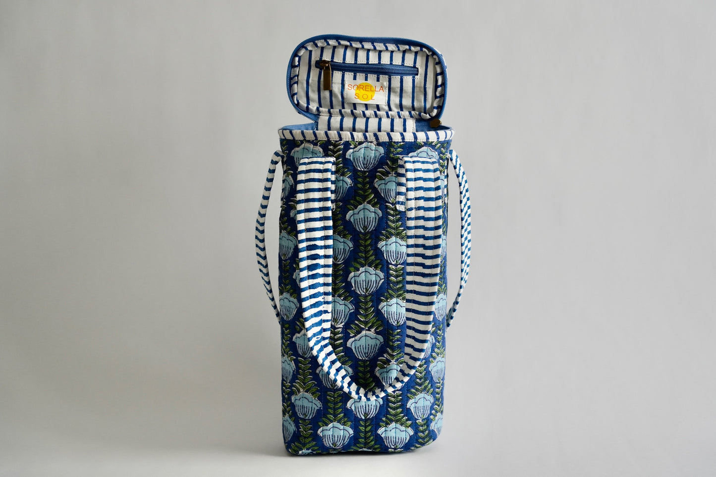 Blue Wine Bag