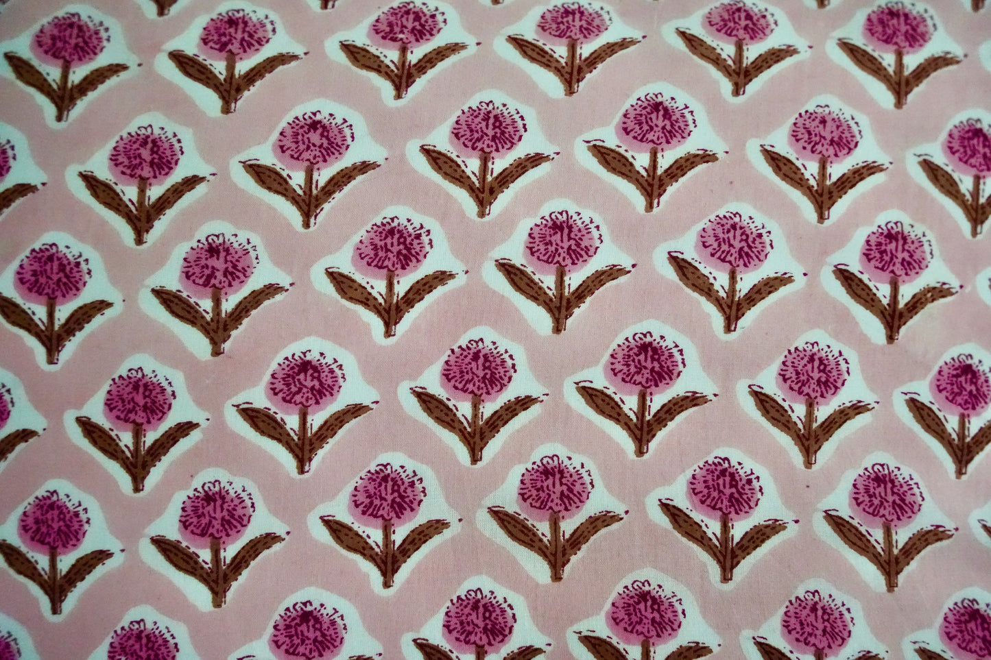 Pink Floral Pillow Sham