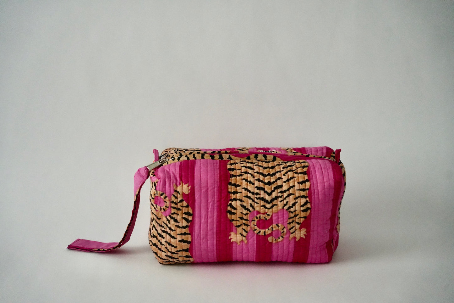 Pink Tiger Cosmetic Bag Set
