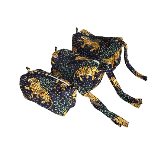Jaguar Cosmetic Bag Set