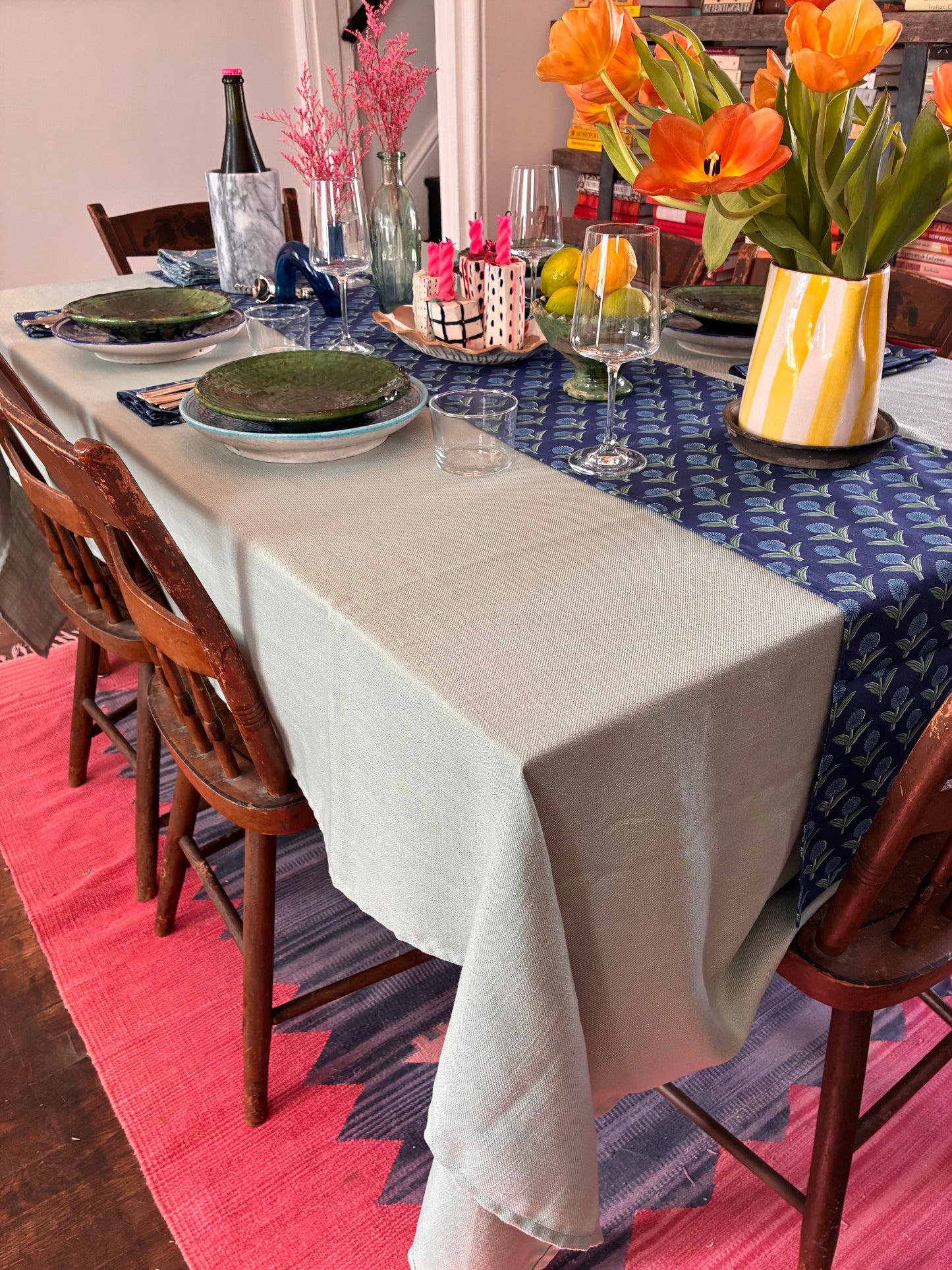 Blue Table Runner
