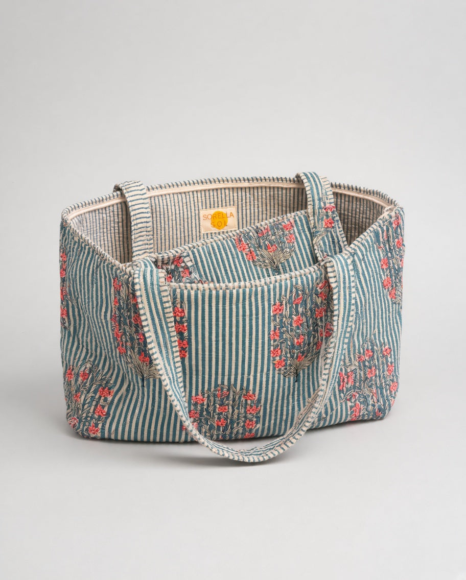 East to West (Mahjong) Tote & Pouch