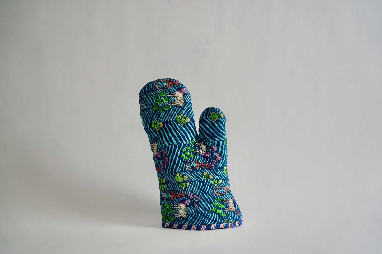 Goat Quilted Oven Mitt