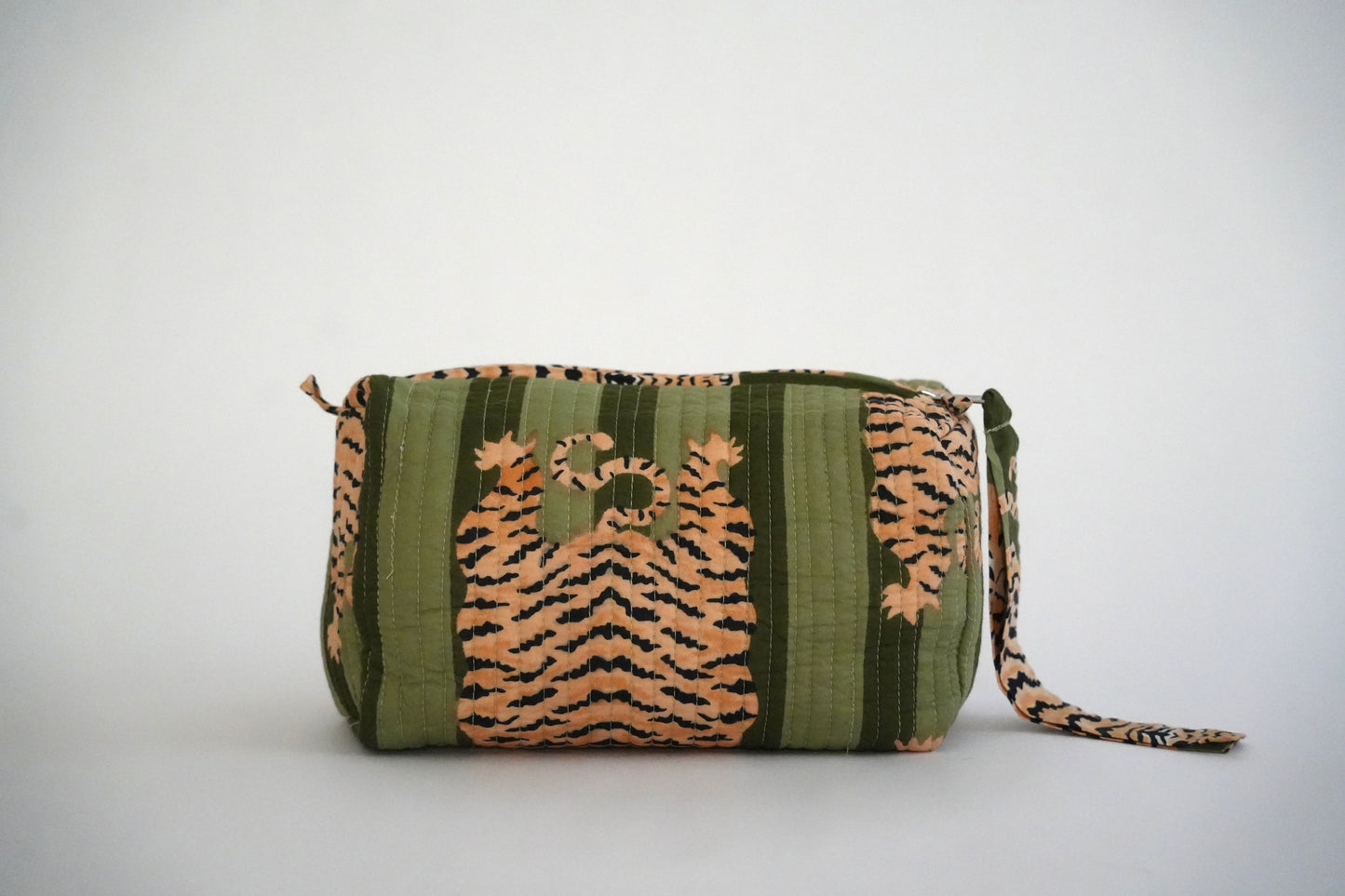Green Tiger Cosmetic Bag Set