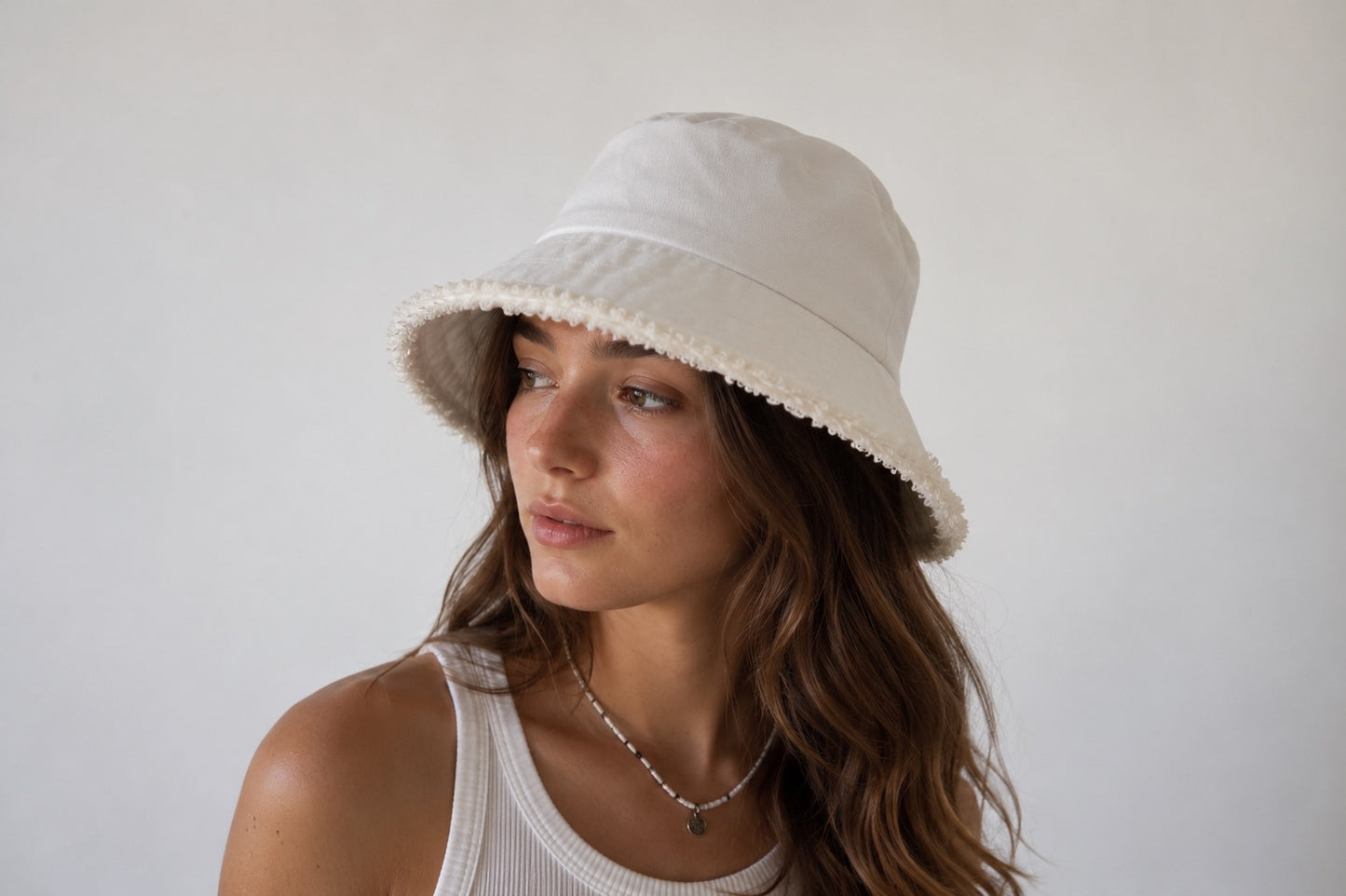 White Sun Hat