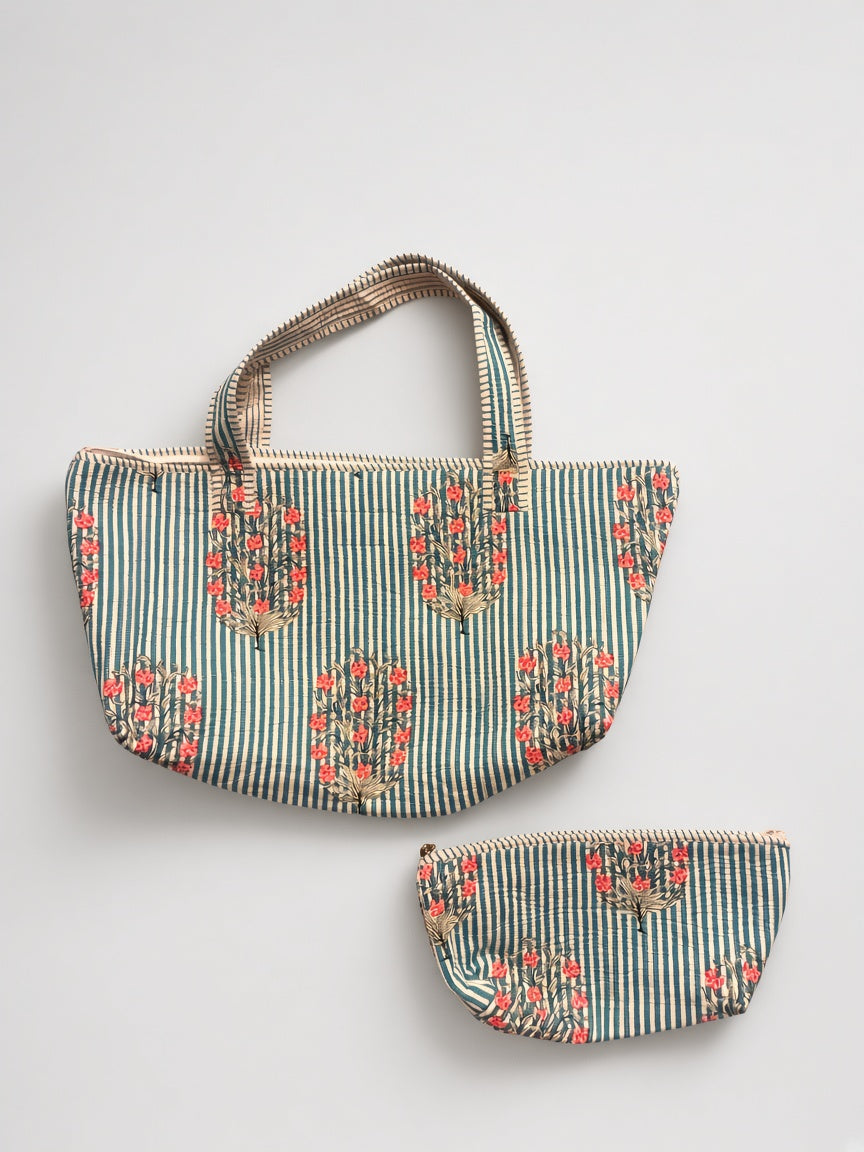East to West (Mahjong) Tote & Pouch