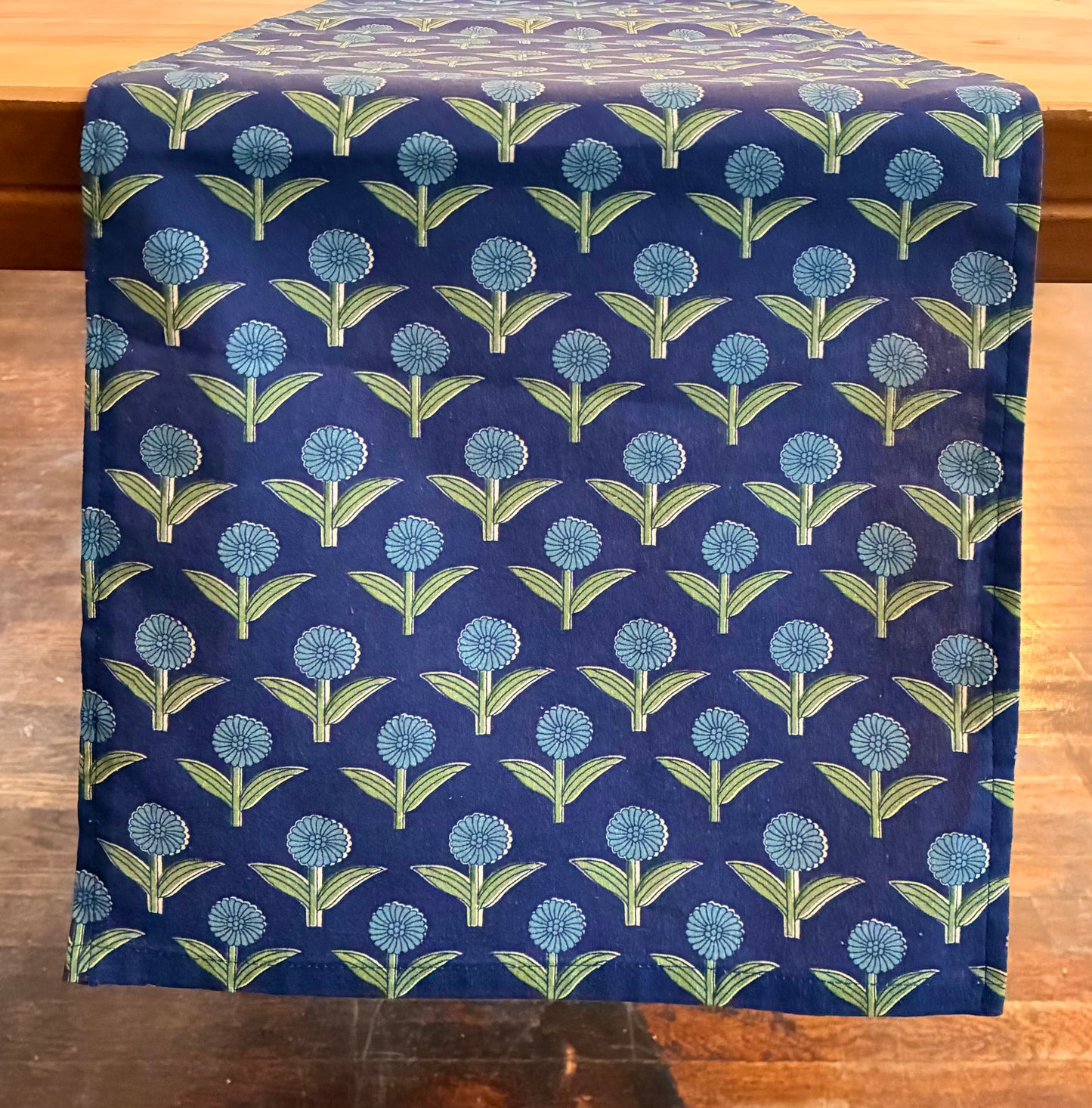 Blue Table Runner