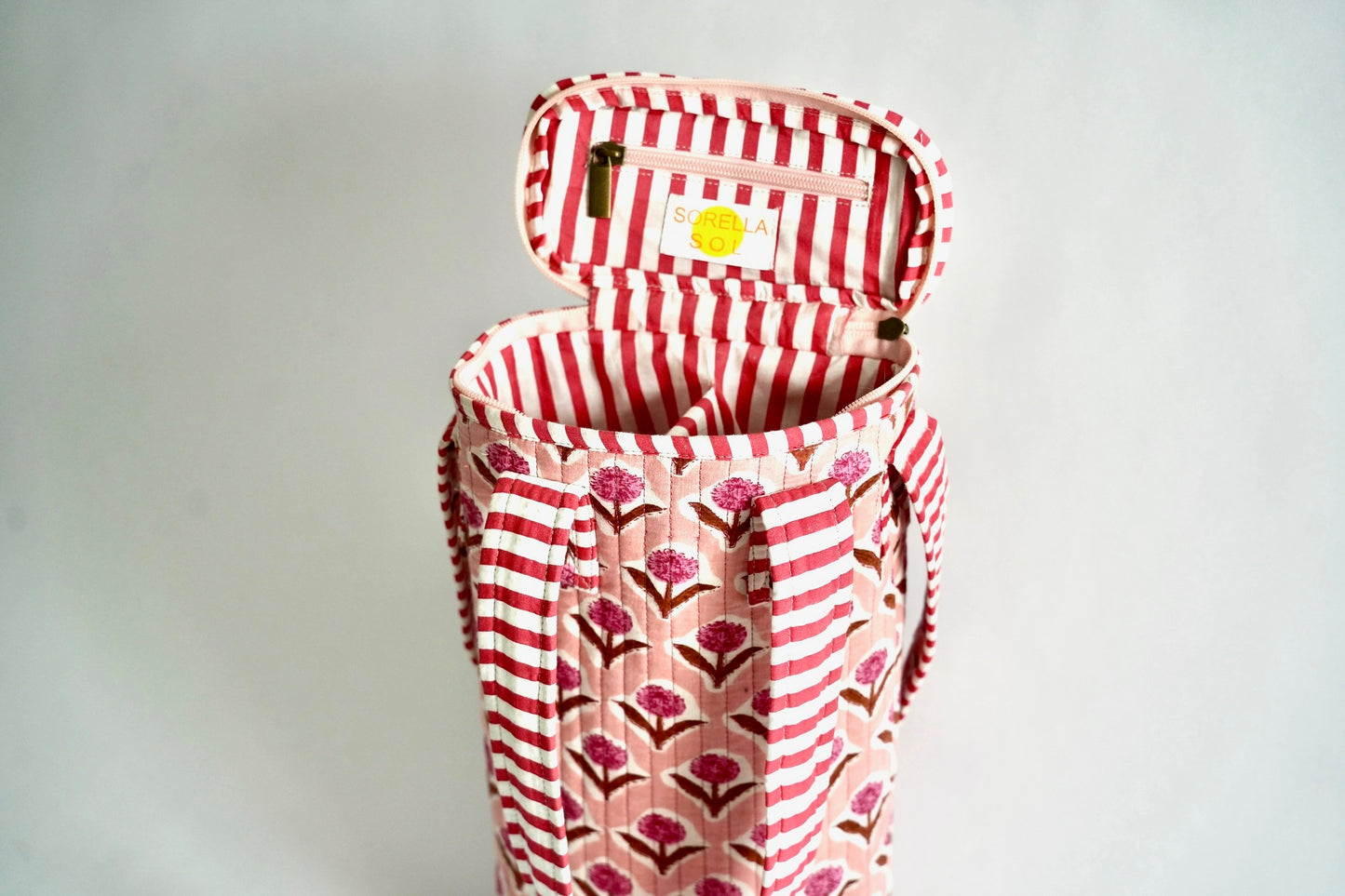 Pink Wine Bag