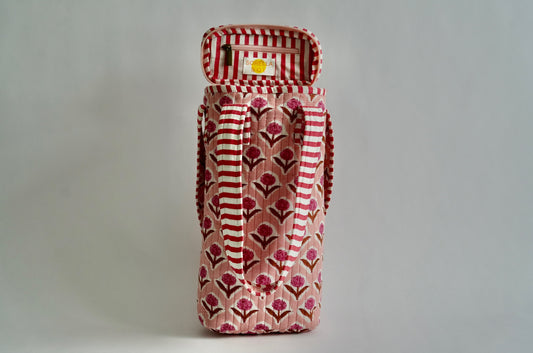 Pink Wine Bag