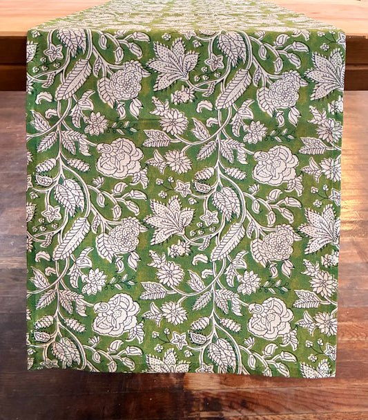 Green Table Runner